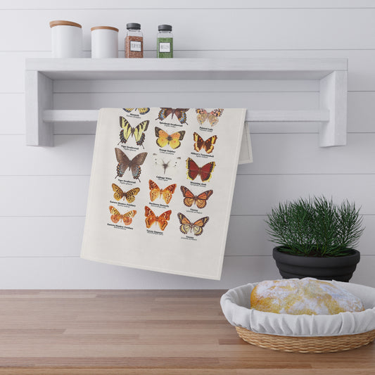 Butterflies of Chicago Tea Towel